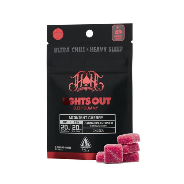 HEAVY HITTERS 100MG RCS GUMMIES (200MG THC Per Piece/5 Pieces Per Bag)