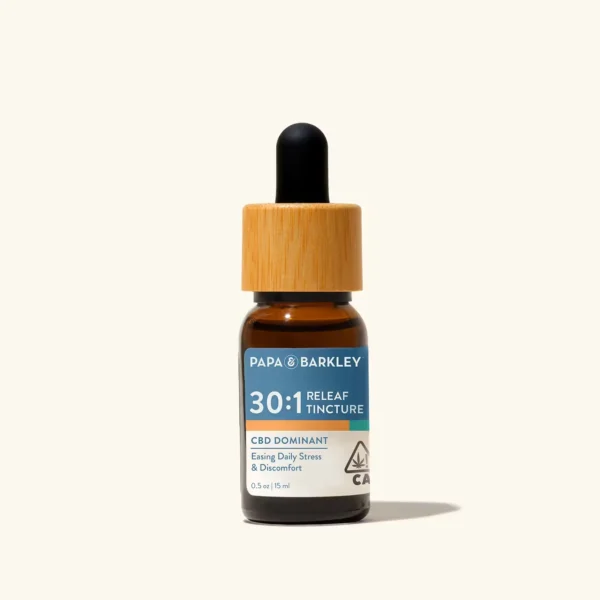 PAPA & BARKLEY RELEAF TINCTURE 15ML - 30-1 CBD RICH