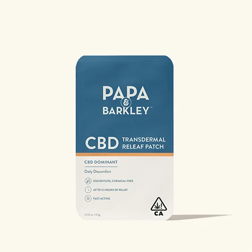 PAPA & BARKLEY CBD DOMINANT TRANSDERMAL RELEAF PATCH