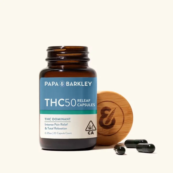 PAPA & BARKLEY 50MG THC CAPSULES